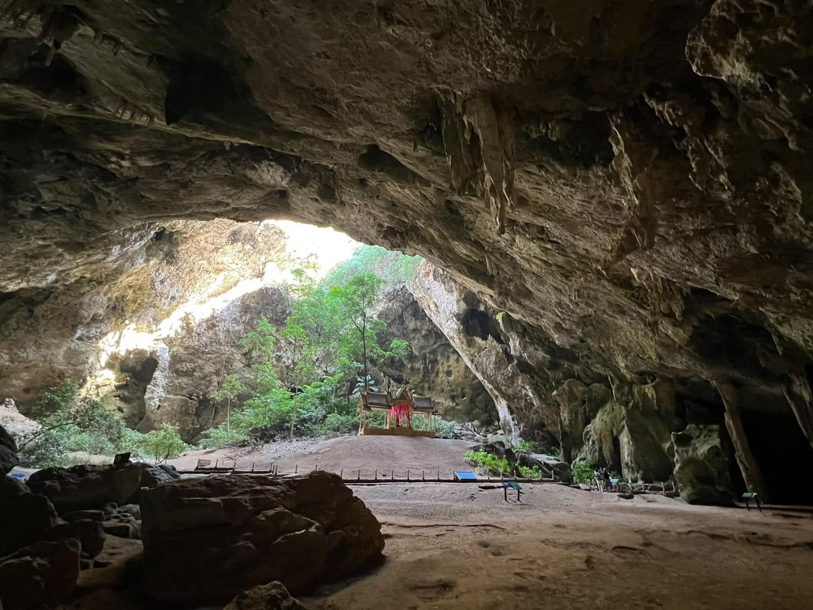 Sunlight falling into Phraya Nakhon Cave, Sam Roi Yot