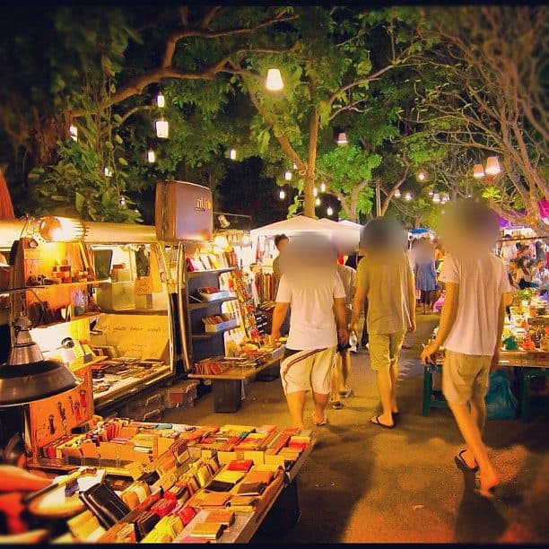 Lanterns and craft stalls at Cicada Market, Hua Hin