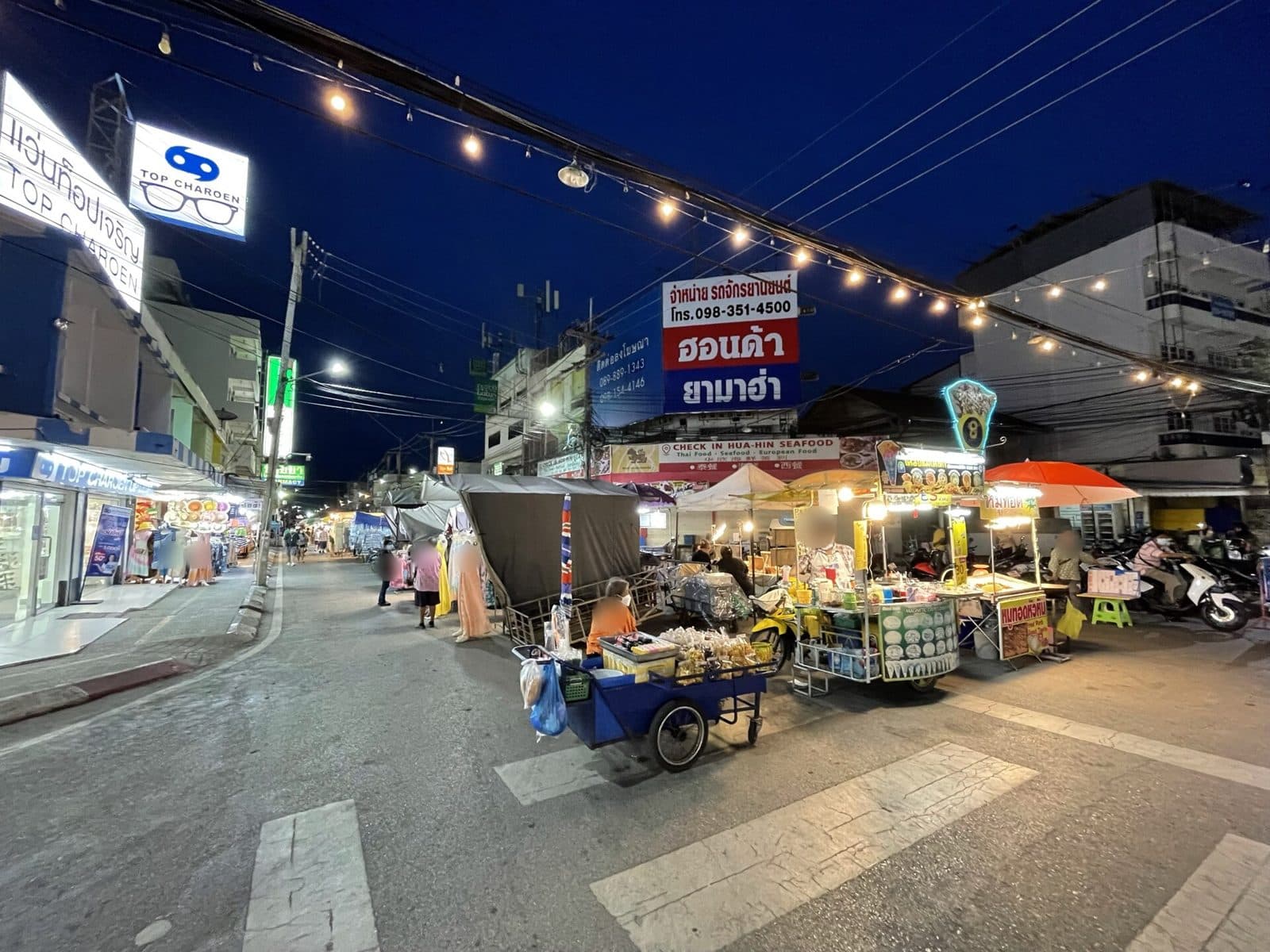 Food carts at Hua Hin Night Market